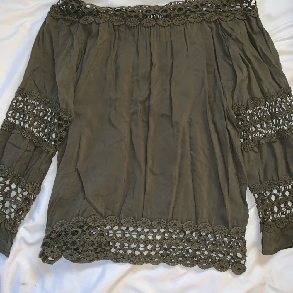 Olive Green Venus Blouse